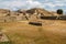 Ruins of the zapotec pre-hispanic city Monte Alban, Oaxaca