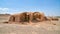 Ruins of Zoroastrians Dakhmeh Towers of Silence in Yazd city, Iran