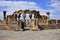 Ruins of Zvartnots temple in Armenia