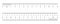 Ruler inch , centimeter and millimeter scale with numbers for apps or websites