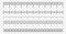 Ruler scale measure. Length measurement scale chart isolated