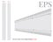 Ruler template. Vector with die cut / laser cut lines. Ruler inch and centimeter. White, clear, blank, isolated ruler mock up