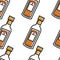 Rum cuban drink seamless pattern strong alcohol beverage