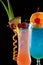 Rum Runner and Blue Lagoon