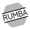 Rumba black stamp
