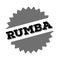 Rumba black stamp