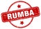rumba stamp. rumba round grunge sign.