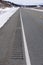 Rumble Strips on Winter Highway