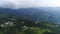 Rumtek Monastery area in Sikkim India seen from the sky