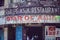 Run down Art Deco sign board of restaurant Gun bow street near D N Road Mumbai