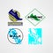 Run Logo Collection, running logo, shoes logo, runner