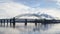 Runcorn Bridges spanning the Mersey Estuary