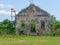 Rundown house facade in Cuba