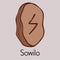 Rune Sowilo.Ancient Scandinavian runes.Runes senior futarka.Magic, ceremonies, symbols.Predictions and amulets