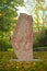 Rune stone in Sweden