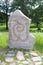 Runic inscriptions on a runestone