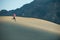 Runner on dunes