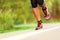 Runner - running shoes closeup
