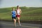 Runner on Rural Road