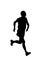 Runner silhouettes