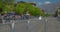 Runners and cheering fans at the Ogden Utah Marathon