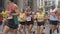 Runners in Slow Motion in Valencia, Spain