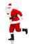Running Christmas Santa