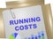 RUNNING COSTS concept