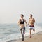 Running Exercise Training Healthy Lifestyle Beach