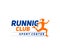 Running and fitness club, sport center symbol
