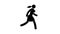 Running girl icon