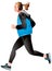 Running Girl variant 2, young sportswoman jogging