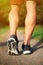 Running jogging sports training fitness workout portrait format