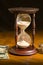 Running out of time is money hour glass investment