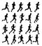 Running people