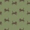 Running petit brabancon puppy. Seamless pattern. Dog silhouette. Endless texture. Design for wallpaper, fabric, decor
