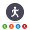 Running sign icon. Human sport symbol.