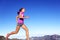 Running sports fitness runner woman jogging