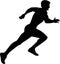 Running Sprint Silhouette