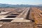 Runway and control tower at the Goodyear, Arizona airport