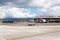 Runway with large planes in the Honolulu