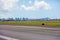 Runway with large planes in the Honolulu