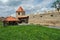 Rupea newly renovated medieval fortress in Transylvania, Romania