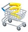 Rupee currency shopping cart