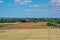 Rural agriculture landscape on the Danish countryside