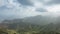 Rural Anaga Park, Tenerife Spain. Clouds Aerial timelapse