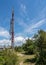 Rural cellphone tower in Croatia providing mobile phone service
