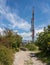 Rural cellphone tower in Croatia providing mobile phone service