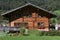 Rural chalets at Wilen on the Swiss alps