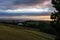 Rural contryside in evening